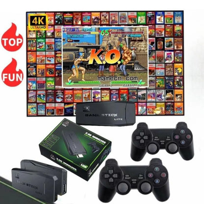 Consola Retro Game Stick 4K - 10.000 JUEGOS EN 1 SOLO CONSOLA