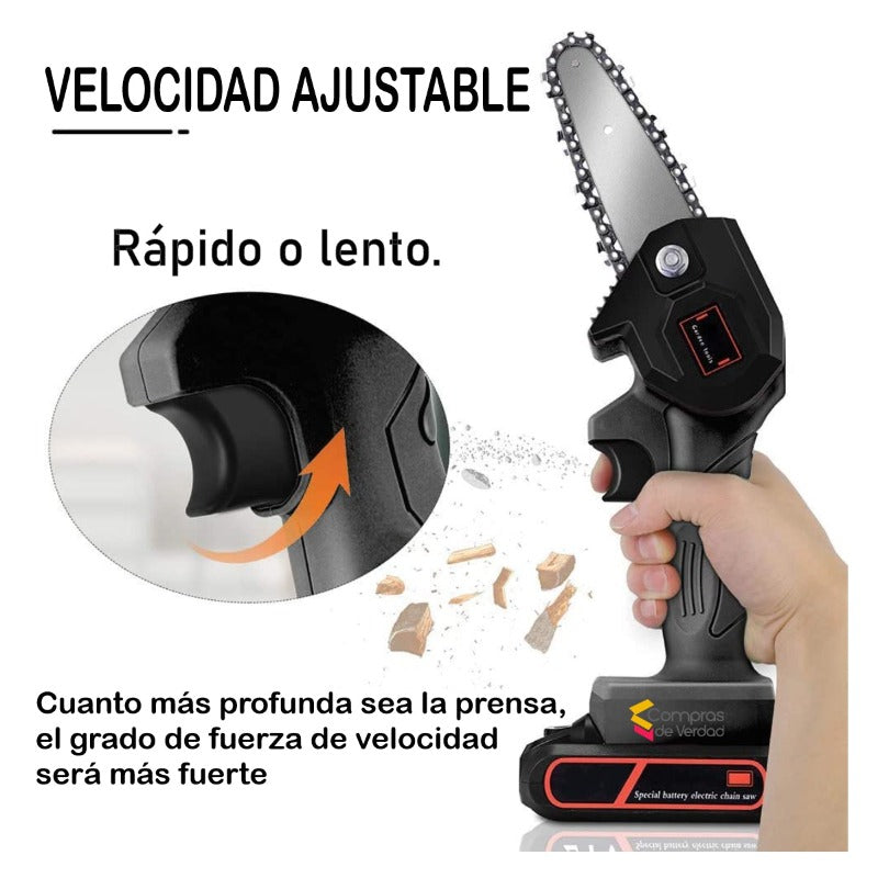 ¡LA HERRAMIENTA MÁS PERFECTA PARA CORTES RÁPIDOS Y PRECISOS! - Mini Motosierra De Mano Portátil 24v + 3 Regalos - ENVÍO GRATIS - 🕒🚨SOLO HOY COMPRA AHORA Y RECIBE 3 REGALOS ESPECIALES🕒🚨