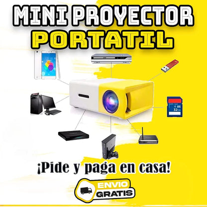 Mini Proyector Cine Smart - ¡Cine en casa, al alcance de tu mano!