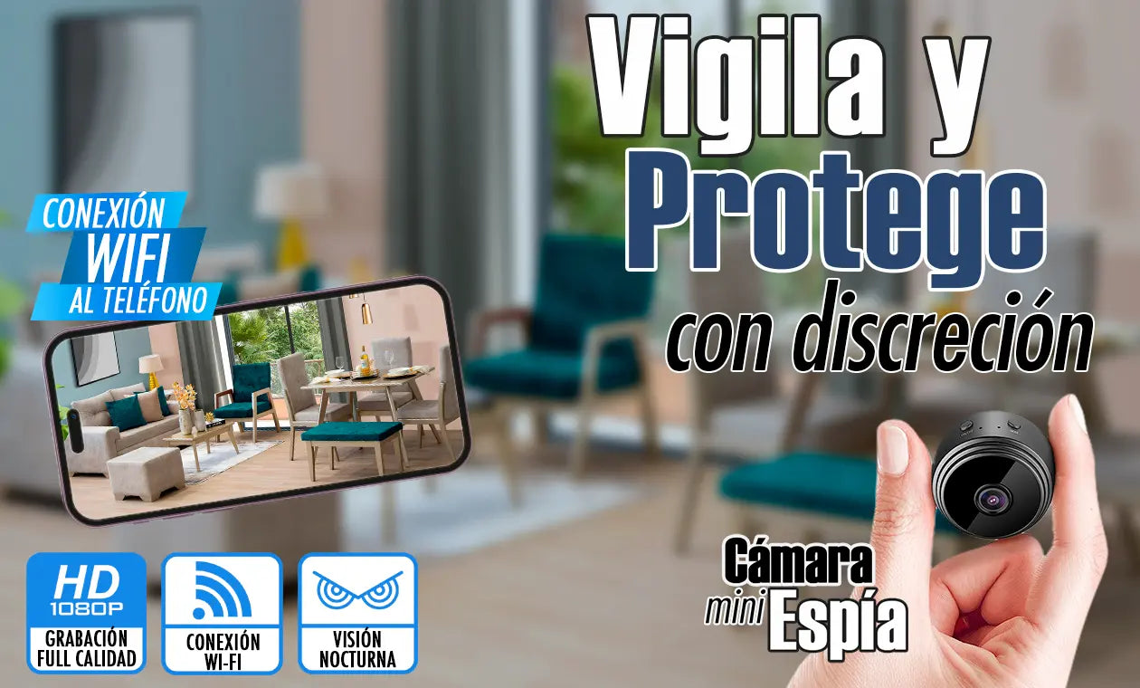 Vigilancia 24/7: Mini Cámara Magnética Visión Nocturna - COMPRA AHORA Y RECIBAS 1 REGALO + ENVÍO GRATIS Y PAGO CONTRA ENTREGA