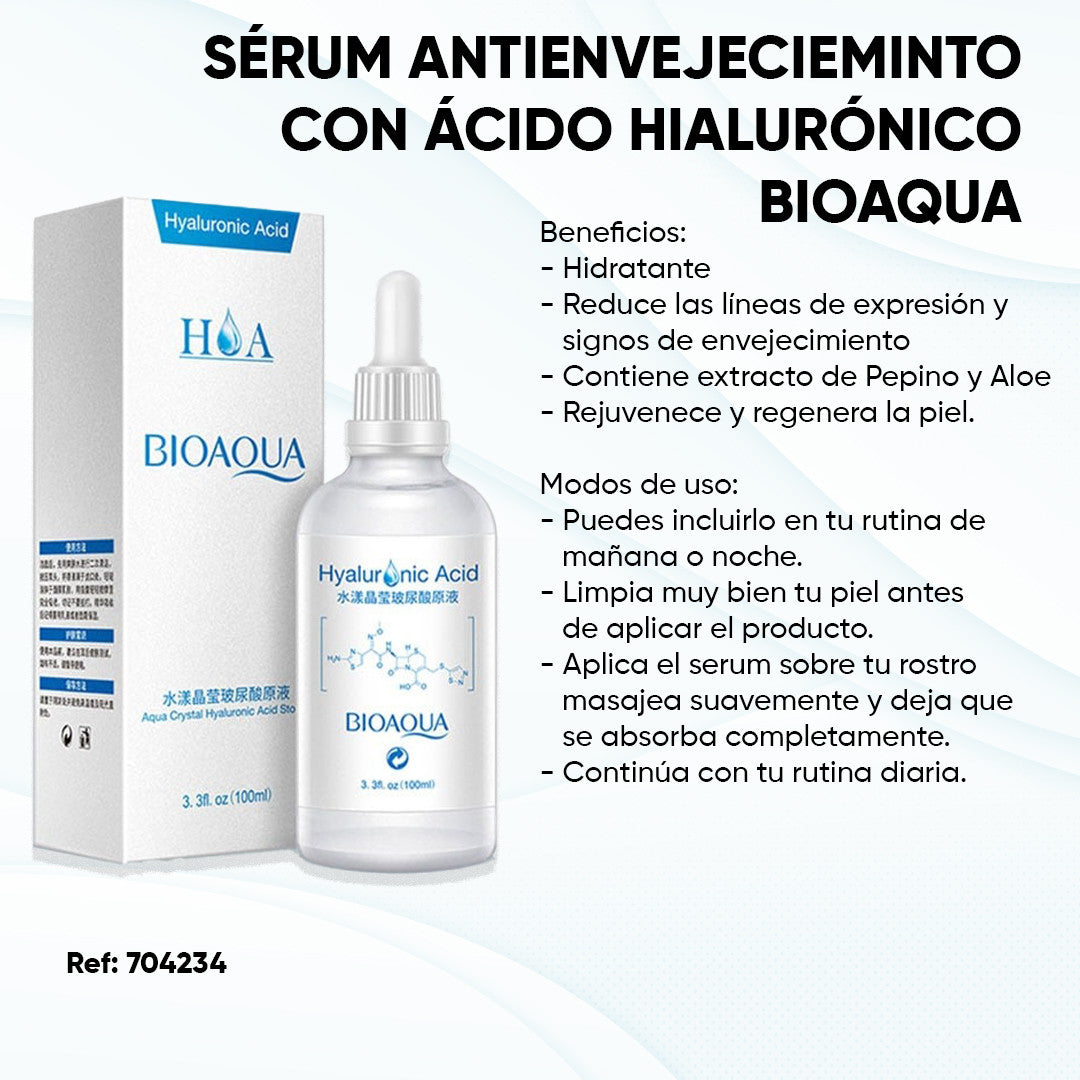 REJUVENECE TU PIEL, RENUEVA TU CONFIANZA - Sérum Antienvejecimiento con Ácido Hialurónico - 100ml + ENVÍO GRATIS SOLO HOY Y PAGO CONTRA ENTREGA - PROMO x 2