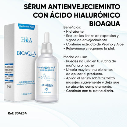 REJUVENECE TU PIEL, RENUEVA TU CONFIANZA - Sérum Antienvejecimiento con Ácido Hialurónico - 100ml + ENVÍO GRATIS SOLO HOY Y PAGO CONTRA ENTREGA - PROMO x 2