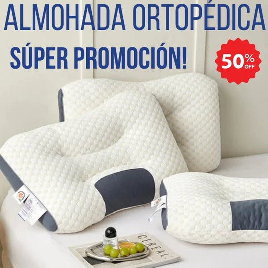 Almohada Ortopédica CerviRelax® Pro – ¡La Revolución del Sueño Ha Llegado! - COMPRA 1 Y LLEVA 2